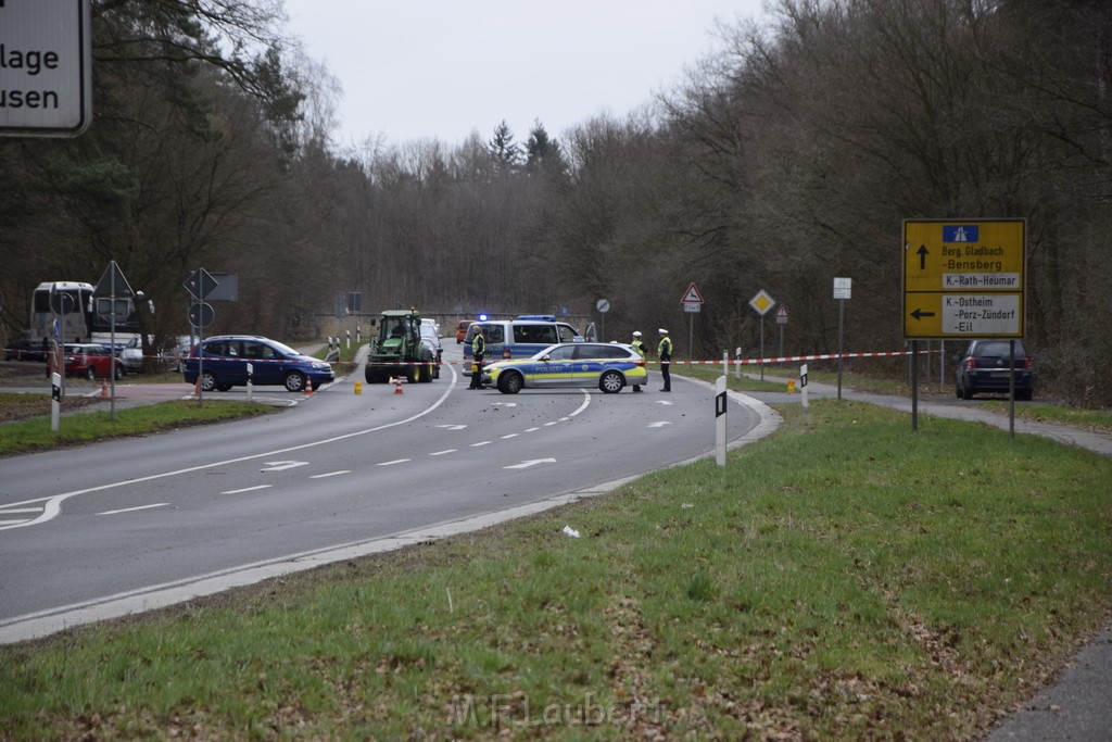 Schwerer VU Krad Pkw Koeln Porz Eil Grengeler Mauspfad P110.JPG - Miklos Laubert